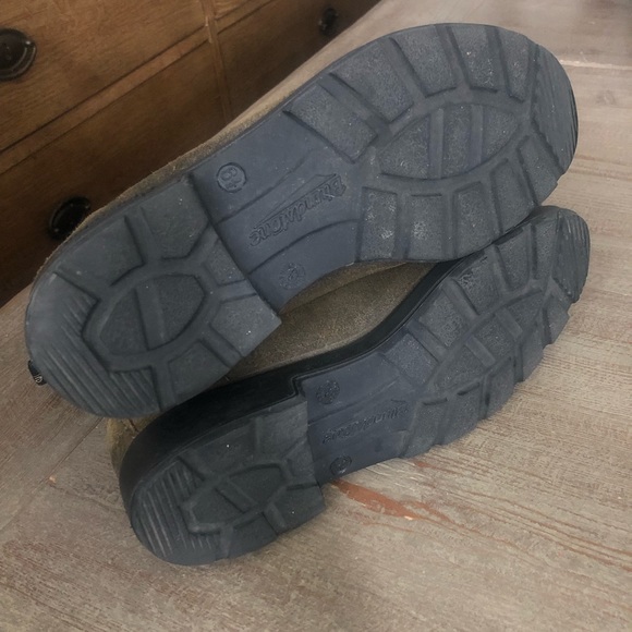 Blundstone 1615 Original Suede Boots Dark Olive Size 7.5 US Mens - Picture 9 of 14